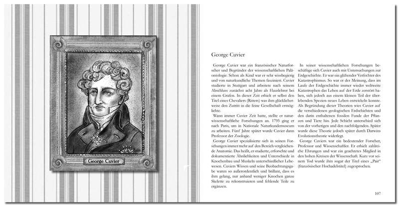 George Cuvier in "Mary Anning und die Zeit im Stein"