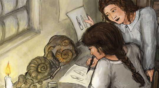 Mary Anning und Elizabeth Philpot